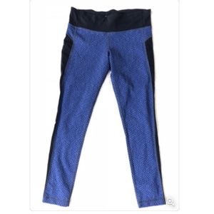 Blue And Black Leggings